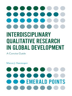 cover image of Interdisciplinary Qualitative Research in Global Development
